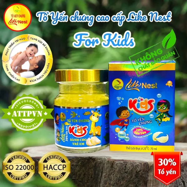 Yến Sào Trẻ Em Vị Vani Lốc 6 Hủ 35%