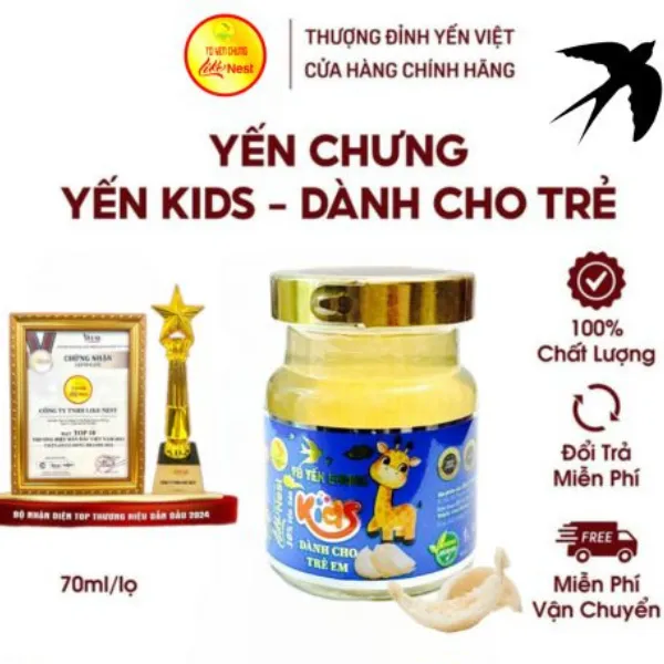 Yến Sào Trẻ Em Vị Vani Lốc 6 Hủ 35%