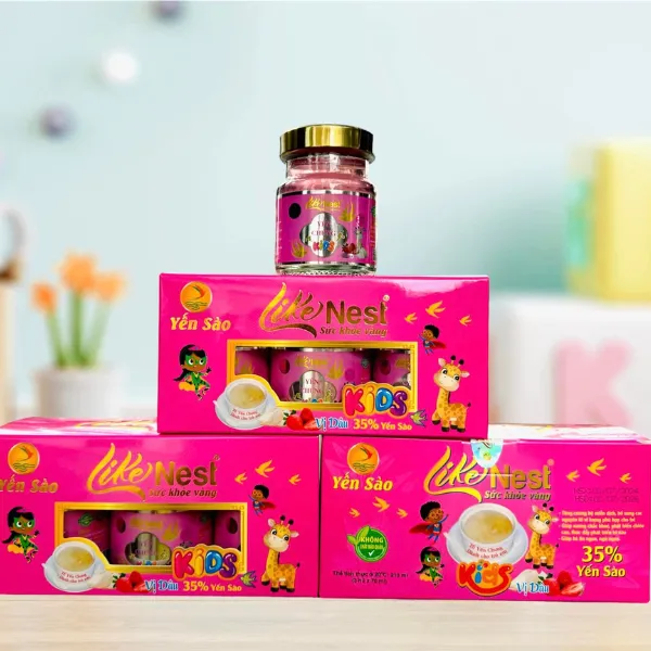 Yến Sào Trẻ Em Vị Dâu Tây Lốc 6 Hủ 35%