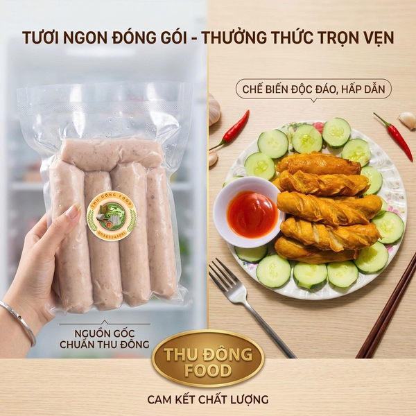 Xúc Xích Nhà Làm Túi 500g