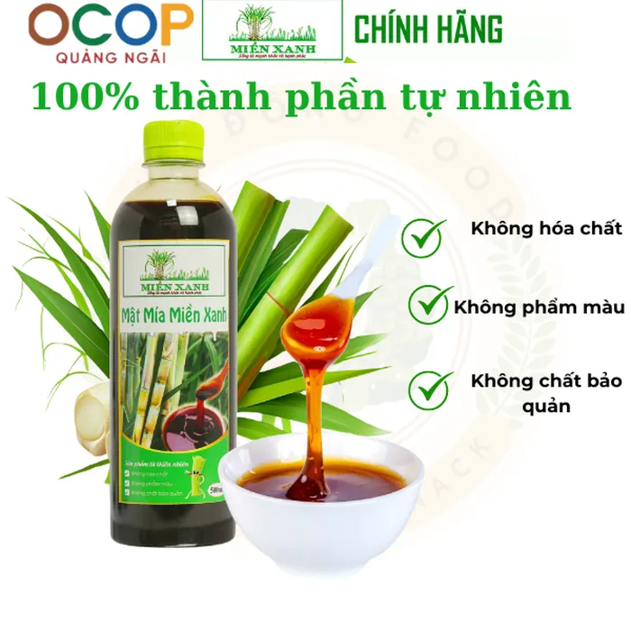 Mật Mía Quảng Ngãi Chai Nhựa 500ml 