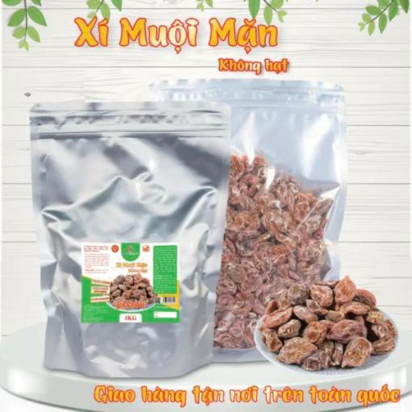 Xí muội mặn không hạt Xí muội mặn không hạt