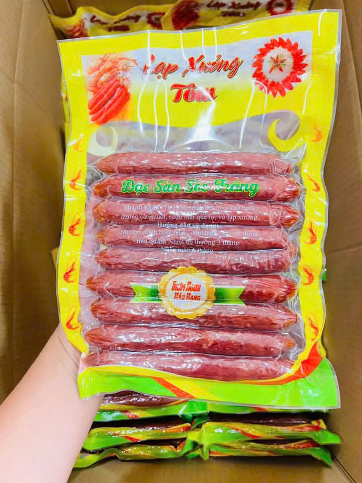 lạp xưởng tôm đặc sản sóc trăng