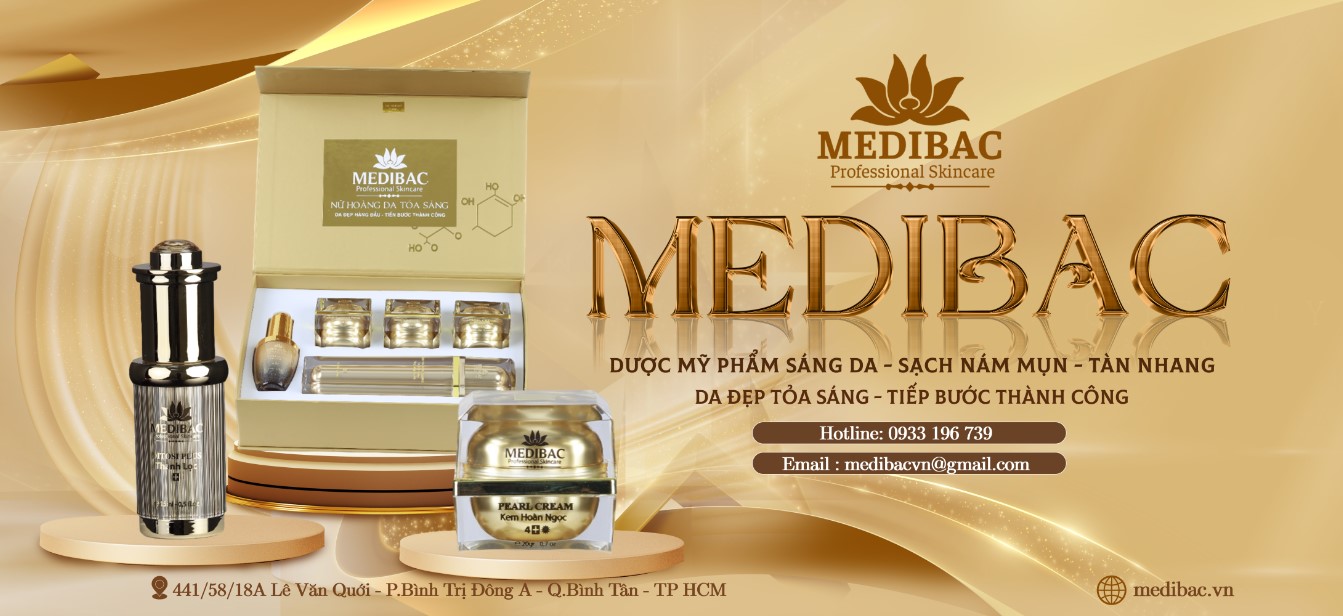 MediBac – Dược Mỹ Phẩm Sáng Da, Sạch Nám Mụn Tàn Nhang MediBac – Dược Mỹ Phẩm Sáng Da, Sạch Nám Mụn Tàn Nhang
