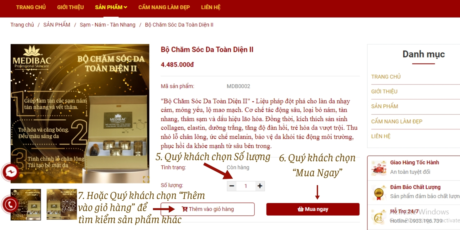 MediBac - Hướng Dẫn Mua Hàng MediBac - Hướng Dẫn Mua Hàng