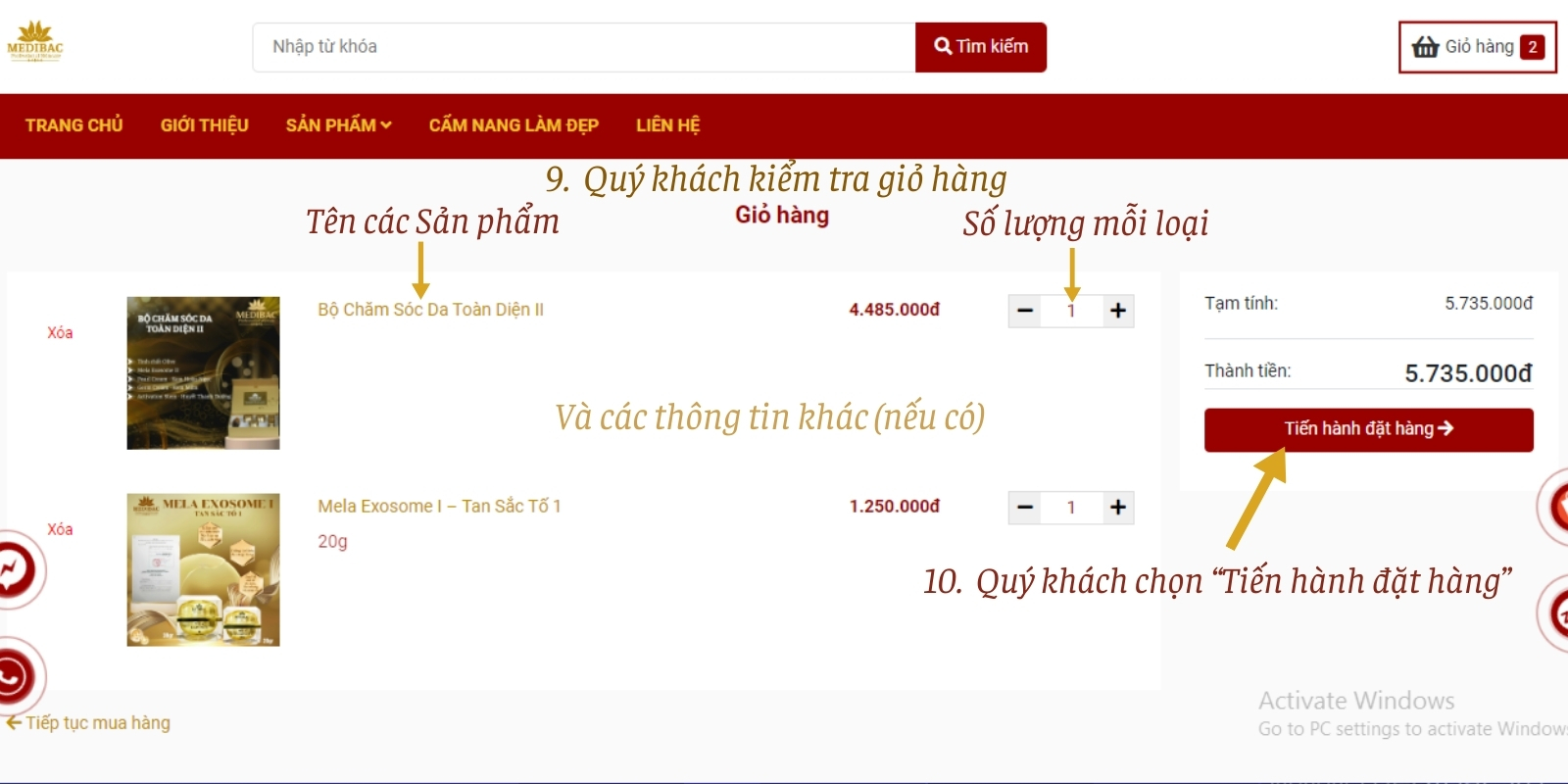 MediBac - Hướng Dẫn Mua Hàng MediBac - Hướng Dẫn Mua Hàng