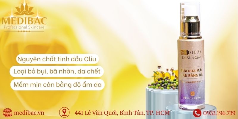 Sữa rửa mặt cân bằng da MediBac Sữa rửa mặt cân bằng da MediBac