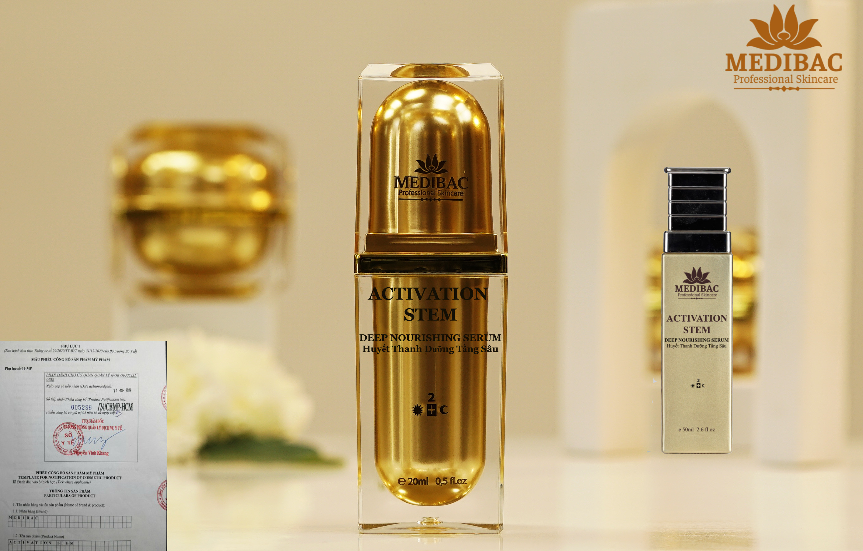 Activation Stem - Huyết Thanh Dưỡng Tầng Sâu. Activation Stem - Huyết Thanh Dưỡng Tầng Sâu.