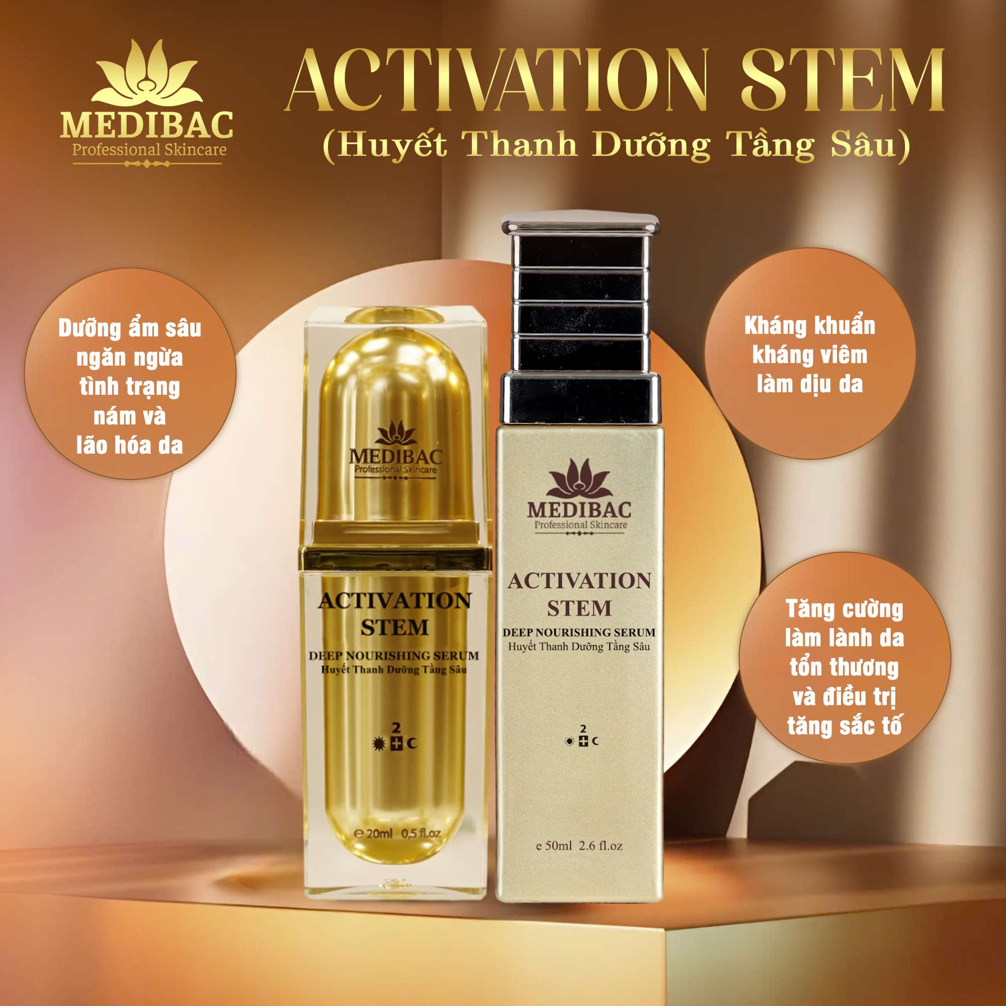Activation Stem - Huyết Thanh Dưỡng Tầng Sâu. Activation Stem - Huyết Thanh Dưỡng Tầng Sâu.