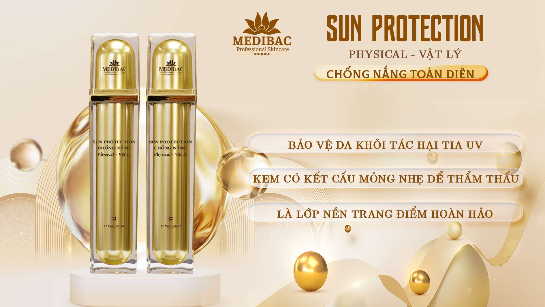 Kem Chống Nắng MediBac Kem Chống Nắng MediBac