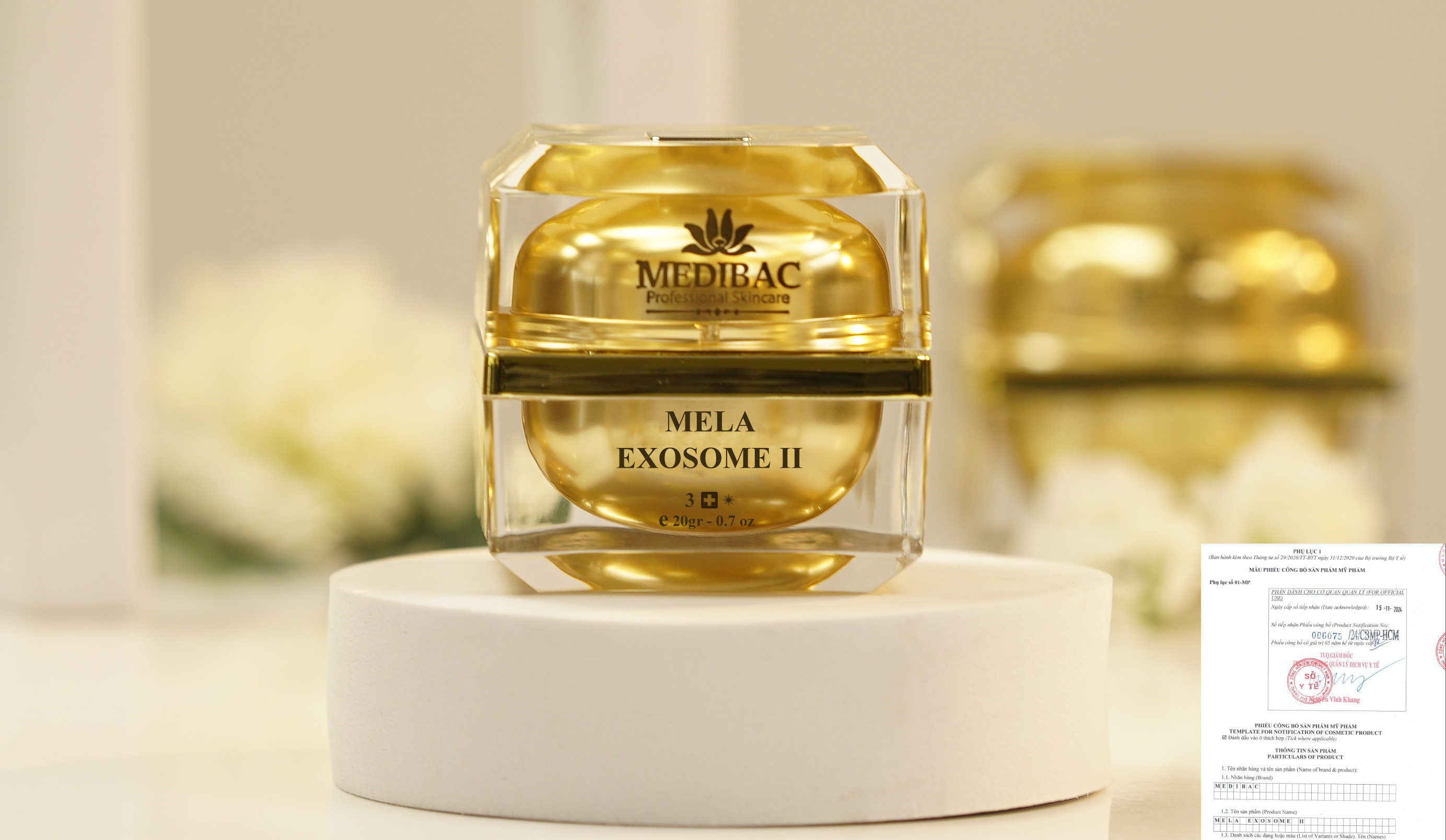 Mela Exosome 2 - Kem Trị Nám Tàn Nhang Mela Exosome 2 - Kem Trị Nám Tàn Nhang