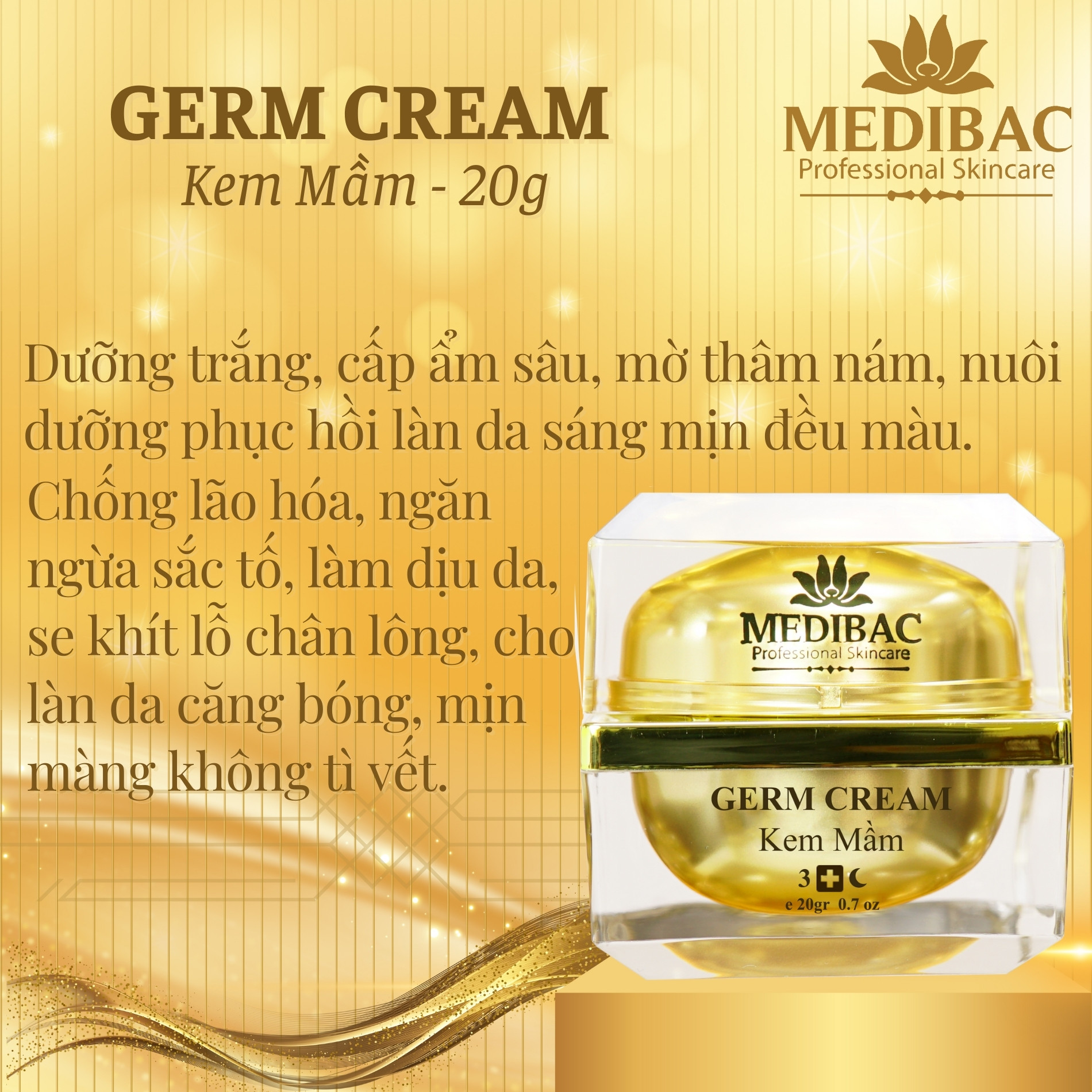Kem Mầm MediBac - 20g Kem Mầm MediBac - 20g