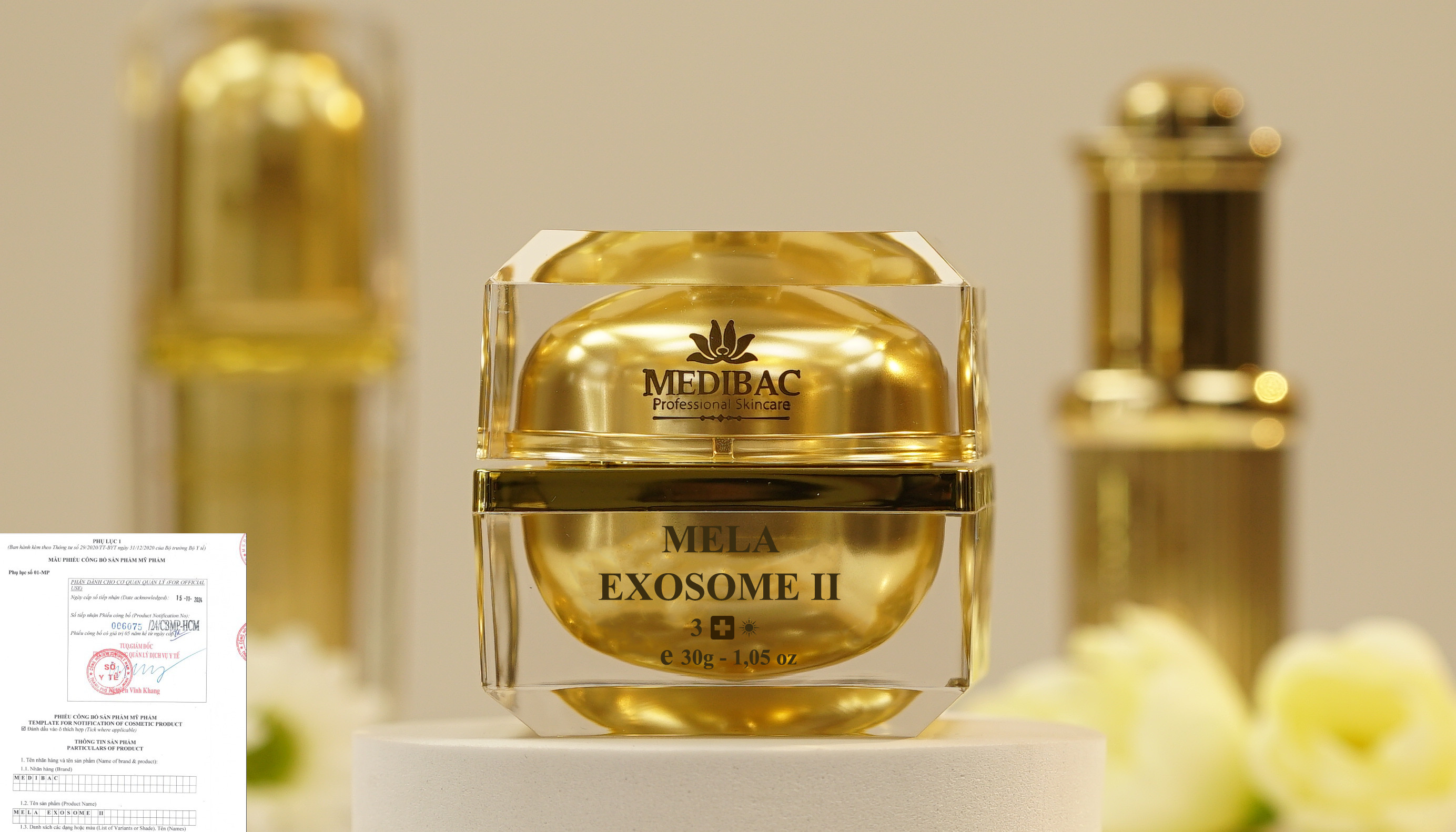 Mela Exosome 2 - Kem Trị Nám Tàn Nhang Mela Exosome 2 - Kem Trị Nám Tàn Nhang