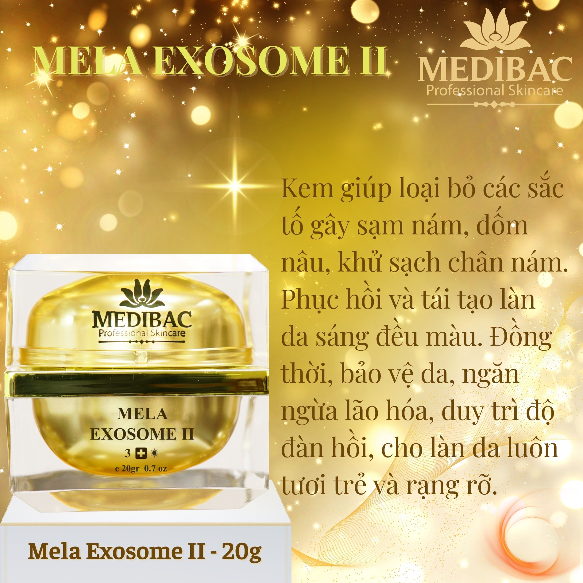 Kem trị nám tàn nhang Medibac Kem trị nám tàn nhang Medibac