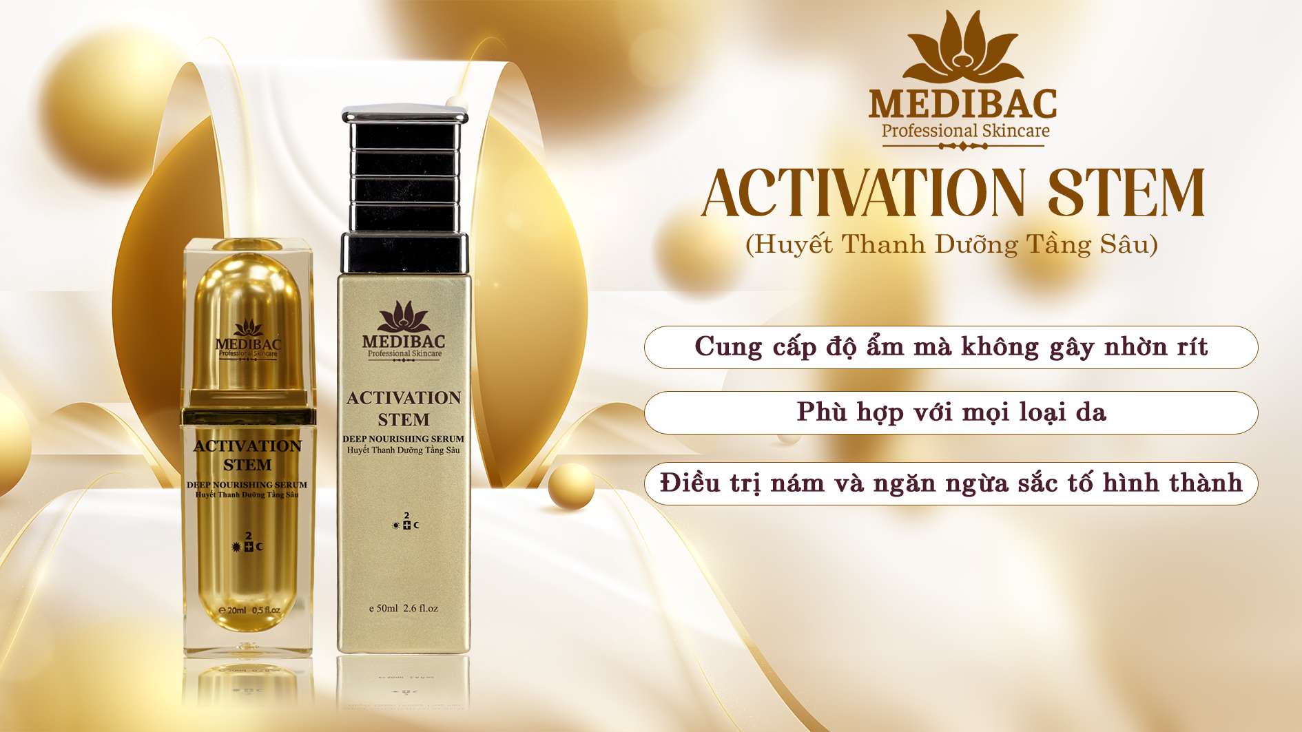 Activation Stem - Huyết Thanh Dưỡng Tầng Sâu. Activation Stem - Huyết Thanh Dưỡng Tầng Sâu.