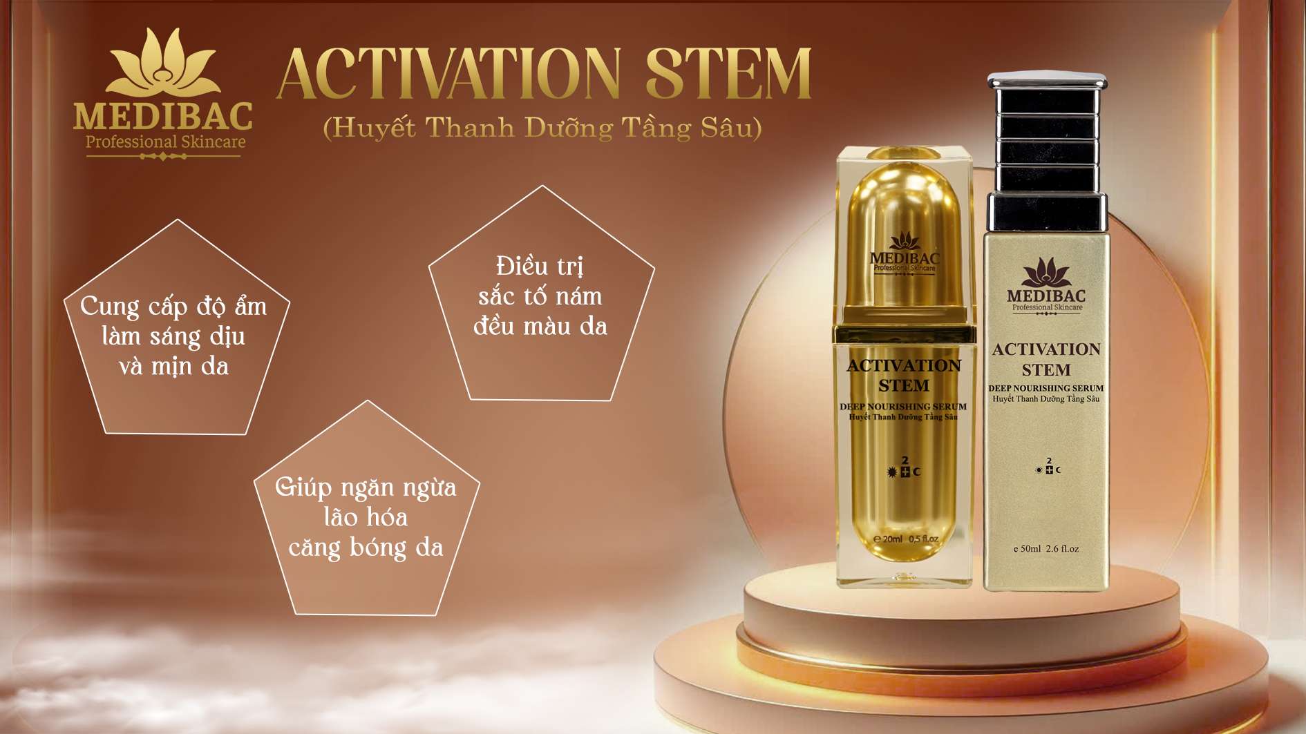 Activation Stem - Huyết Thanh Dưỡng Tầng Sâu. Activation Stem - Huyết Thanh Dưỡng Tầng Sâu.