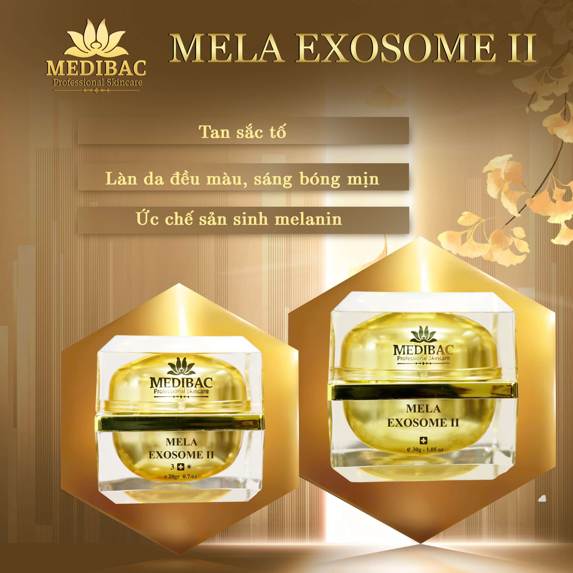 Mela Exosome 2 - Kem Trị Nám Tàn Nhang Mela Exosome 2 - Kem Trị Nám Tàn Nhang