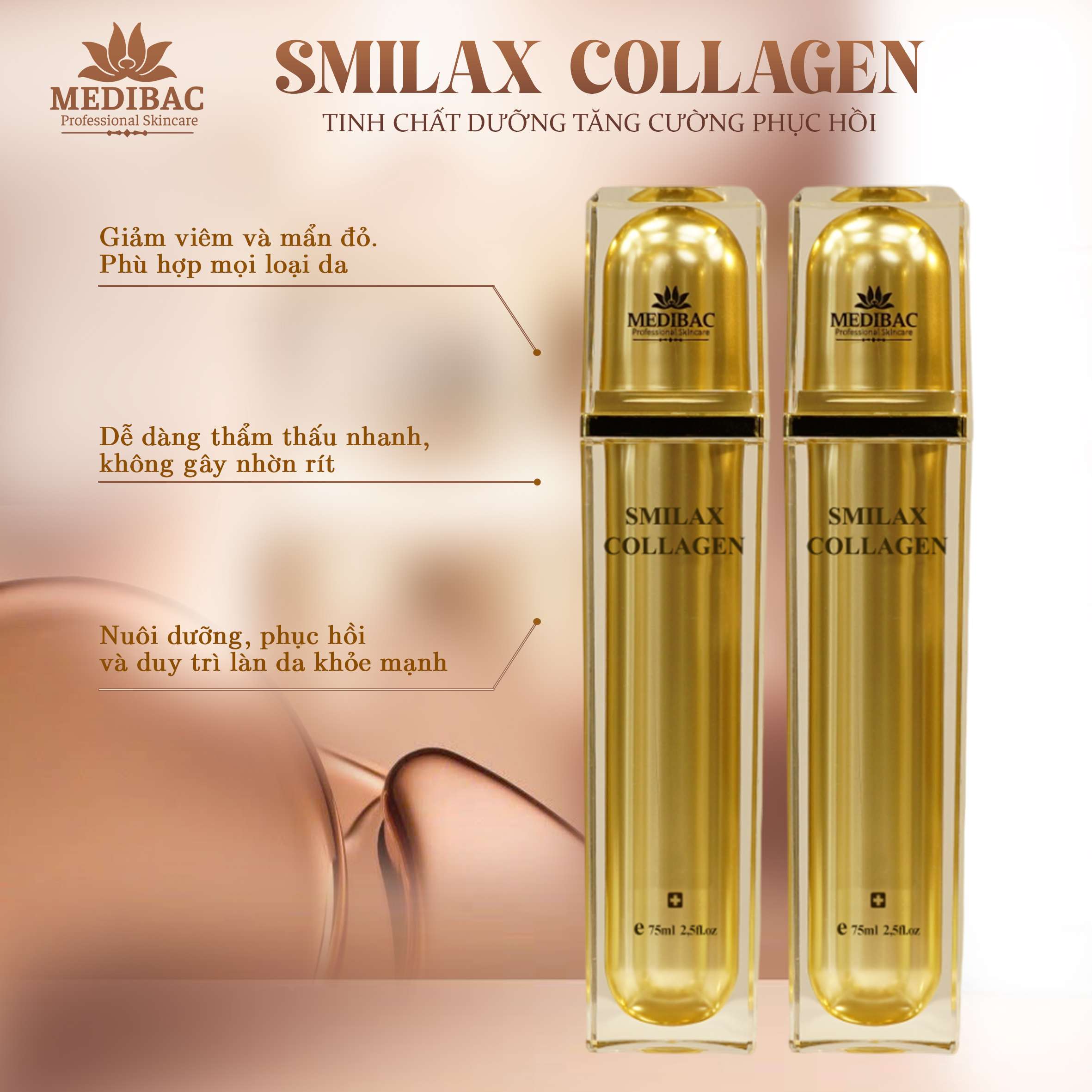 Smilax Collagen - Tinh Chất Dưỡng Phục Hồi Smilax Collagen - Tinh Chất Dưỡng Phục Hồi