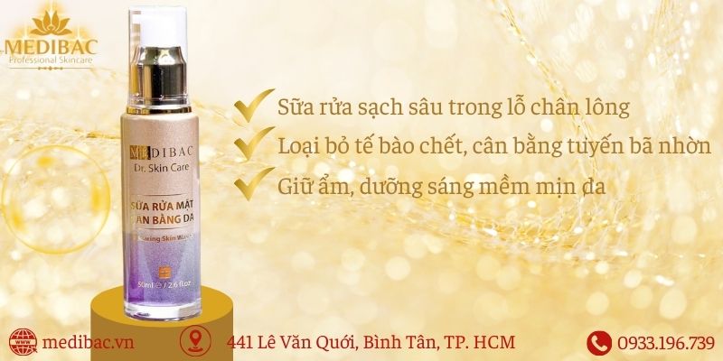 Sữa rửa mặt cân bằng da MediBac Sữa rửa mặt cân bằng da MediBac
