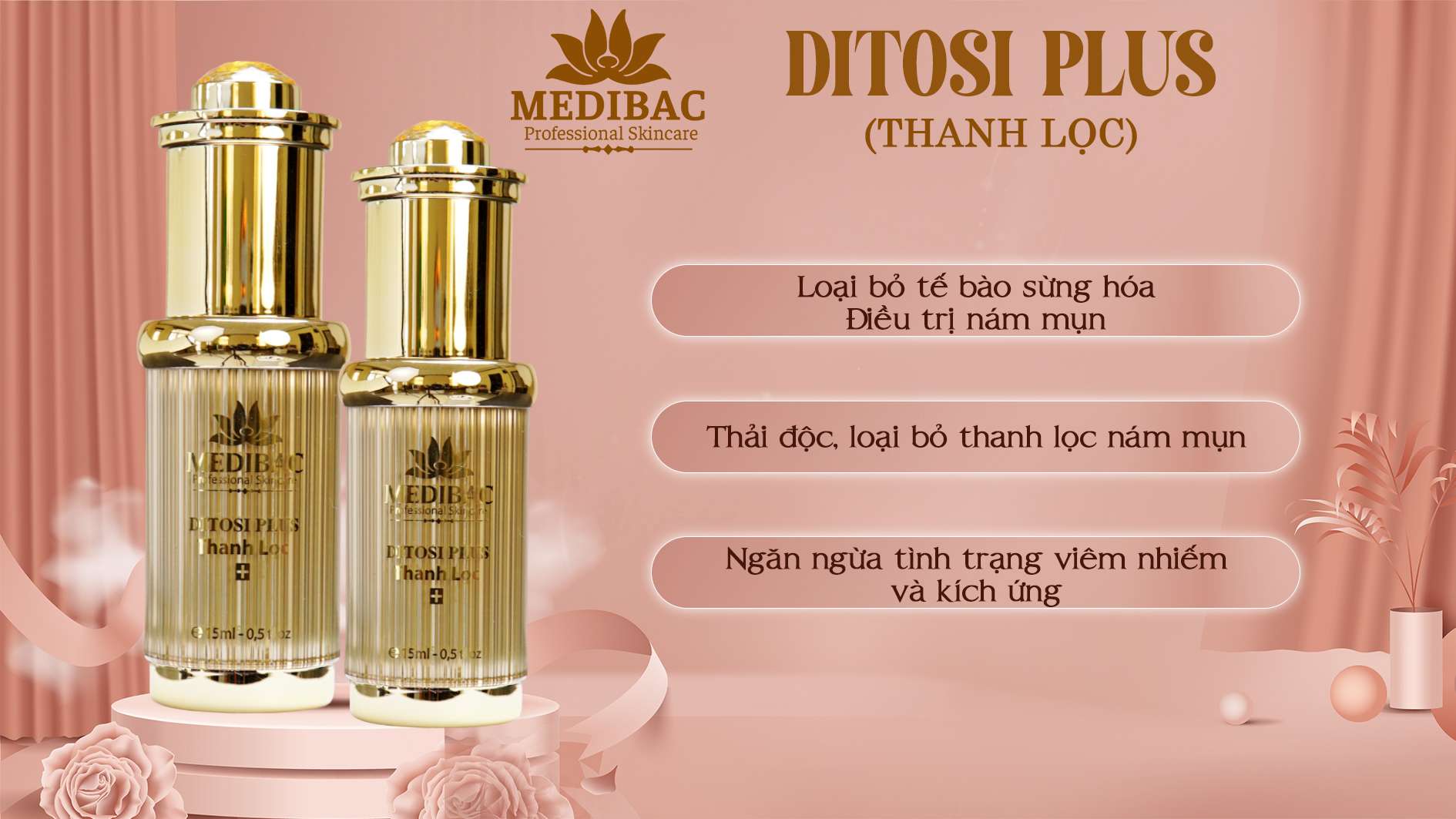 MediBac I DITOSI PLUS - Thanh Lọc - Thay Da Sinh Học MediBac I DITOSI PLUS - Thanh Lọc - Thay Da Sinh Học