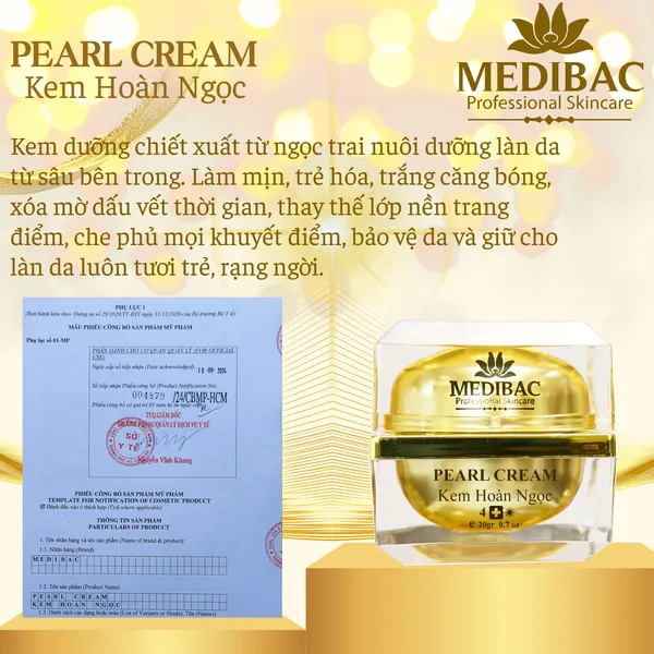 Kem Hoàn Ngọc MediBac - Kem Dưỡng Ẩm