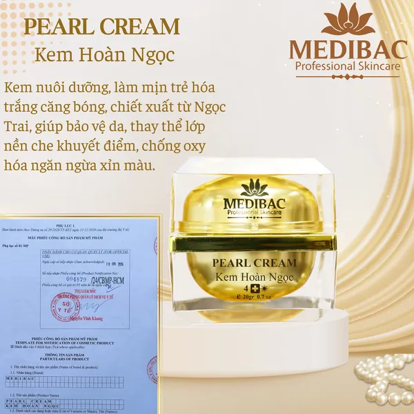 Kem Hoàn Ngọc MediBac - Kem Dưỡng Ẩm