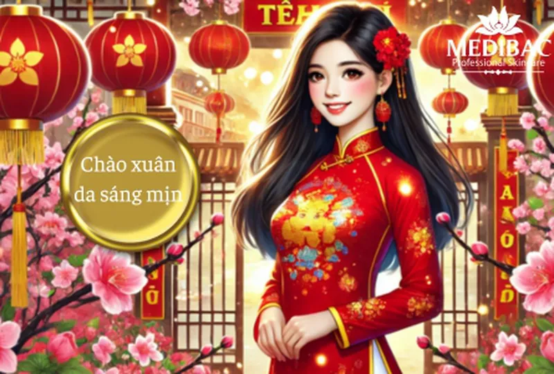 Chào xuân da sáng mịn: Bí quyết chăm sóc da sau Tết | MediBac