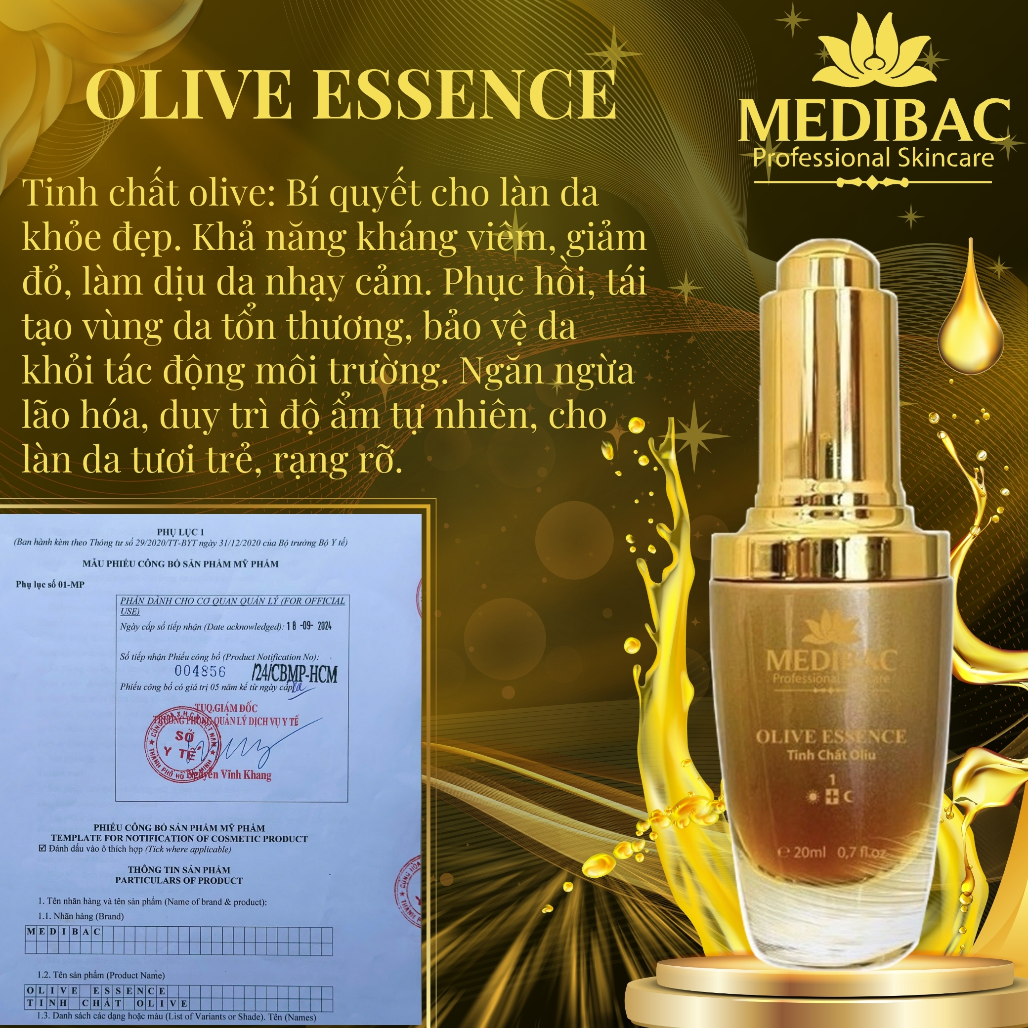 Tinh chất olive - 30ml Tinh chất olive