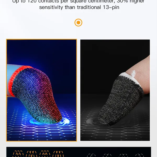 Bao tay chơi game XO ZT1 - Cảm ứng siêu nhạy, chống mồ hôi, bao ngón tay game