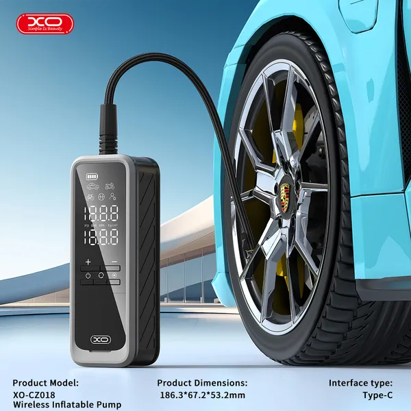 Máy Bơm Hơi Di Động XO CZ018 - Giải Pháp Khẩn Cấp, Nhanh Gọn Cho Mọi Chuyến Đi.