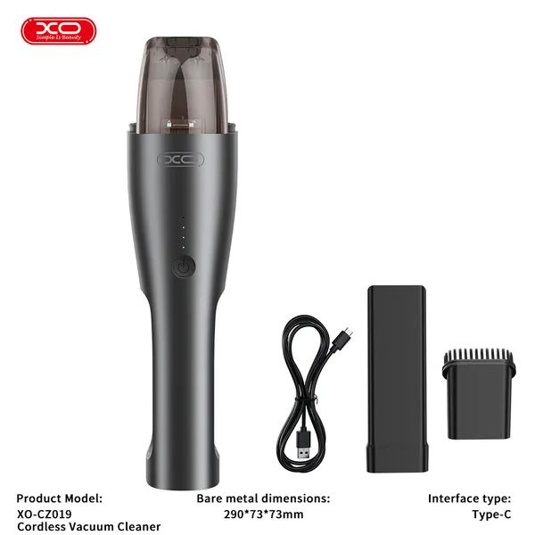 Máy Hút Bụi Cầm Tay XO CZ019 - Lực Hút Mạnh Mẽ, Đánh Bay Mọi Bụi Bẩn.