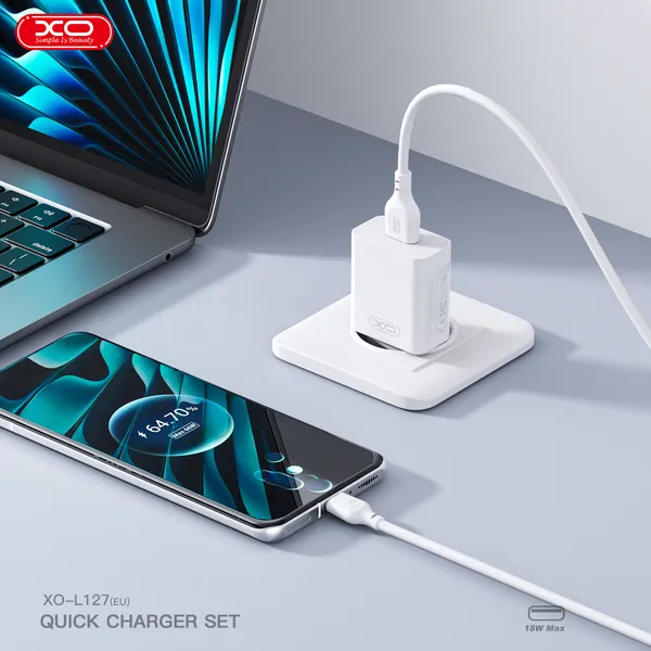Đầu Sạc Chính Hãng XO L127, Sạc Siêu Tốc 18W, Nhỏ Mà Mạnh