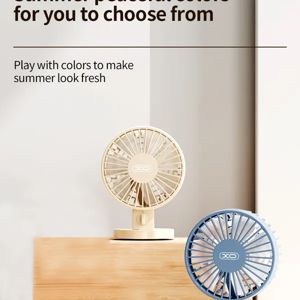 Quạt mini để bàn XO MF82 USB - Gọn nhẹ, tiện lợi, luồng gió mát tức thì