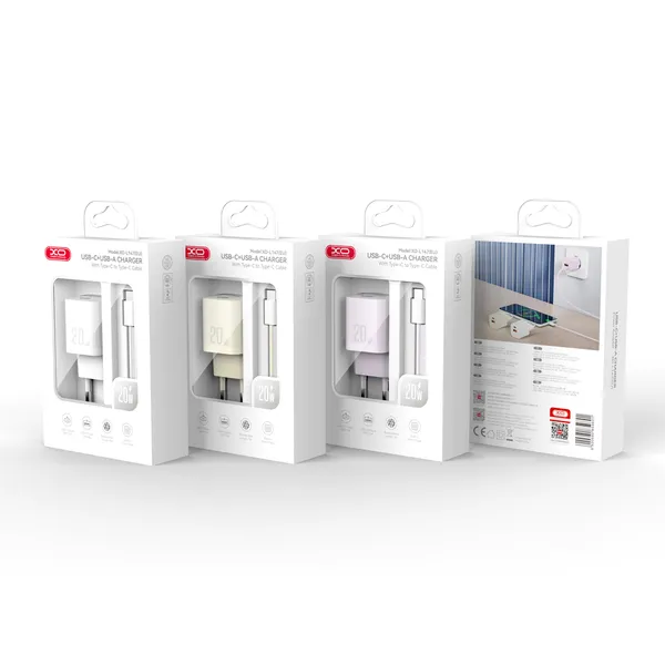 Củ sạc 20W XO L147 - Sạc siêu tốc, nhỏ gọn, lý tưởng cho sạc iPhone và Android.