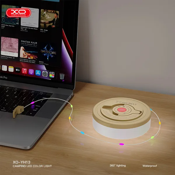 Đèn Cắm Trại XO YH13 Vàng Sa Mạc - Giải Pháp Chiếu Sáng Chuyên Nghiệp Cho Mọi Chuyến Đi