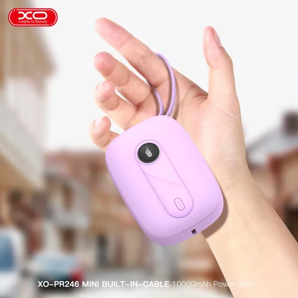 Pin Sạc Dự Phòng XO PR246 – Đột Phá Với Công Nghệ PD22.5W Và Màn Hình LED, Dung Lượng 10.000mAh