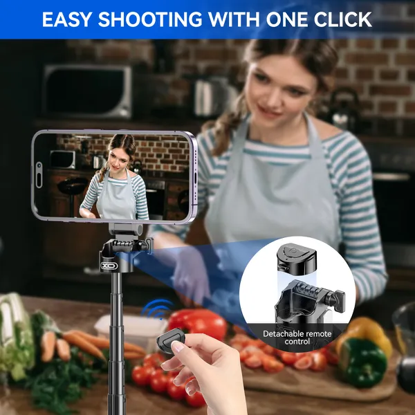 Gậy Selfie Bluetooth XO SS22 - Bí Quyết Chụp Ảnh, Quay Phim Đẹp Mọi Lúc.