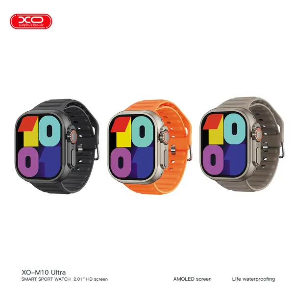 Đồng Hồ Thể Thao XO M10Ultra - Theo Dõi Sức Khỏe Toàn Diện, Thiết Kế Mạnh Mẽ