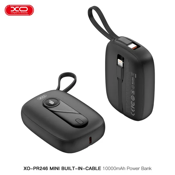 Pin Sạc Dự Phòng XO PR246 – Đột Phá Với Công Nghệ PD22.5W Và Màn Hình LED, Dung Lượng 10.000mAh