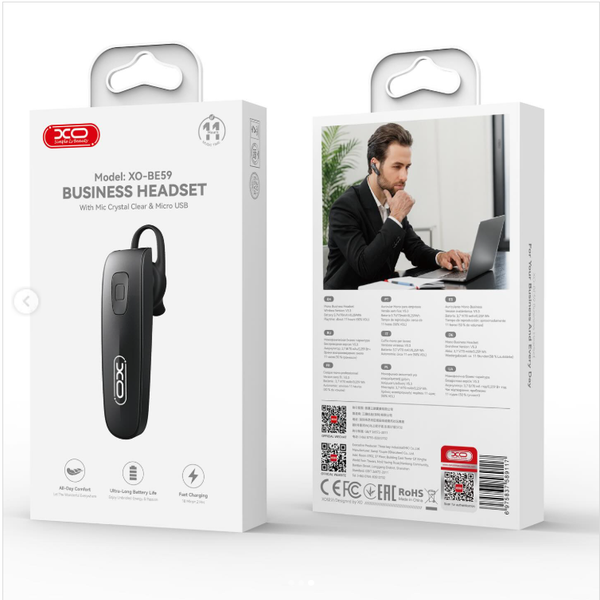 Tai nghe Bluetooth XO BE59: Giải pháp đàm thoại rảnh tay cho tài xế