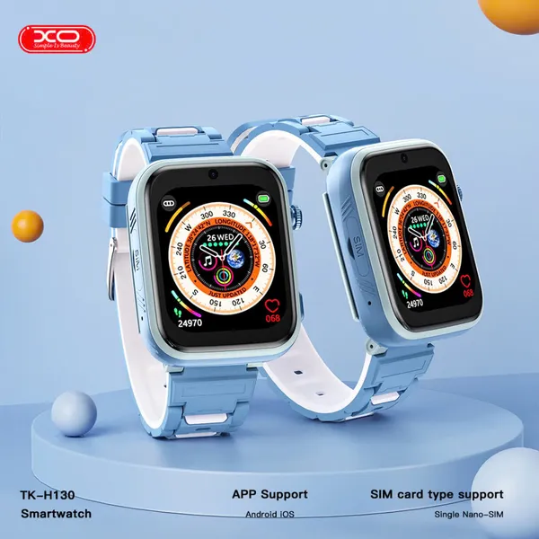 Đồng Hồ Trẻ Em Thông Minh XO H130 - Định Vị GPS 4G, An Toàn Tuyệt Đối