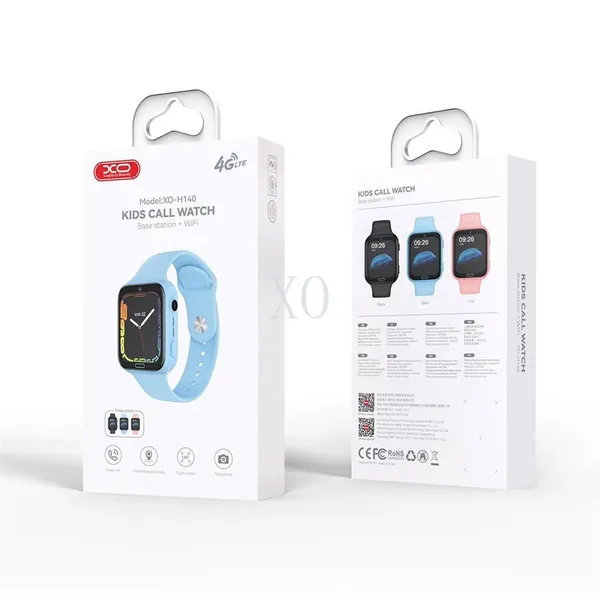 Đồng Hồ Trẻ Em Thông Minh XO H140 - Định Vị Chính Xác, Gọi Video 4G An Toàn