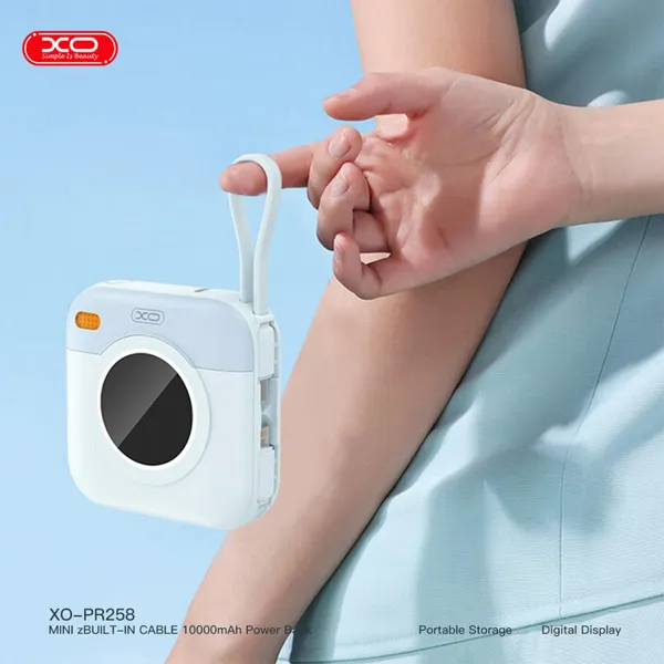 Pin Sạc Dự Phòng XO PR258 – Chìa Khóa Giải Quyết Mọi Nỗi Lo Hết Pin, Dung Lượng 10.000mAh, Công Suất 22.5W