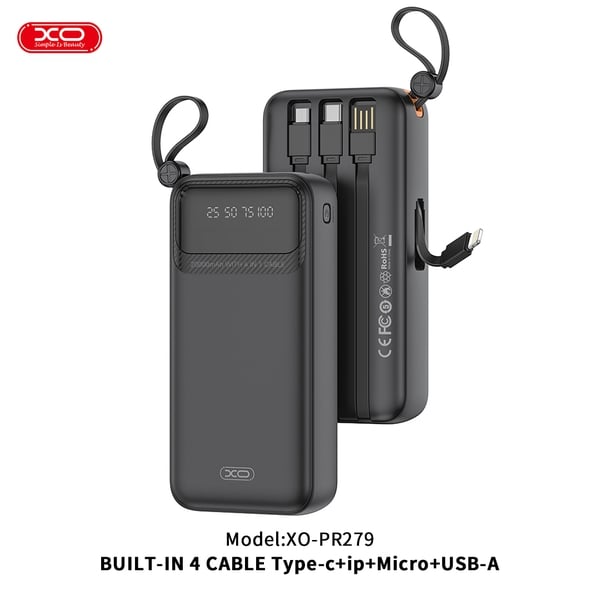 Đánh giá pin sạc dự phòng 20000mAh kèm sẵn cáp XO PR279 người bạn đồng hành không thể thiếu