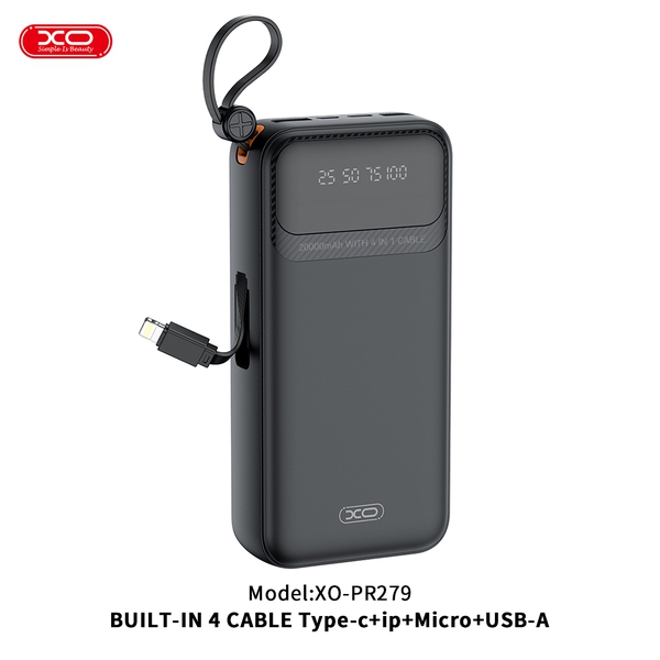 Đánh giá pin sạc dự phòng 20000mAh kèm sẵn cáp XO PR279 người bạn đồng hành không thể thiếu
