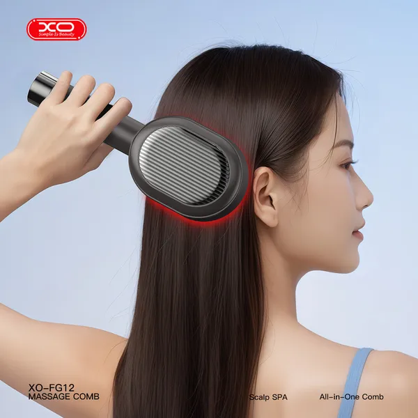 Lược massage thông minh XO FG12 - Đa chức năng, kích thích mọc tóc, thư giãn hiệu quả