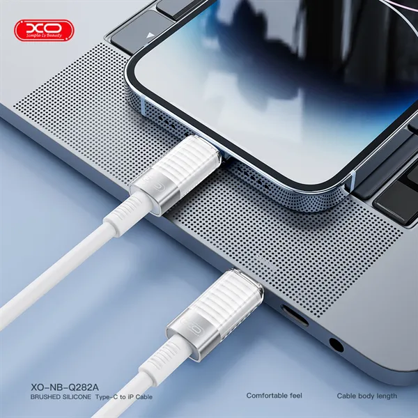 Dây sạc nhanh Silicone XO Q282 30W - Cáp sạc chống rối bền bỉ, sạc siêu tốc