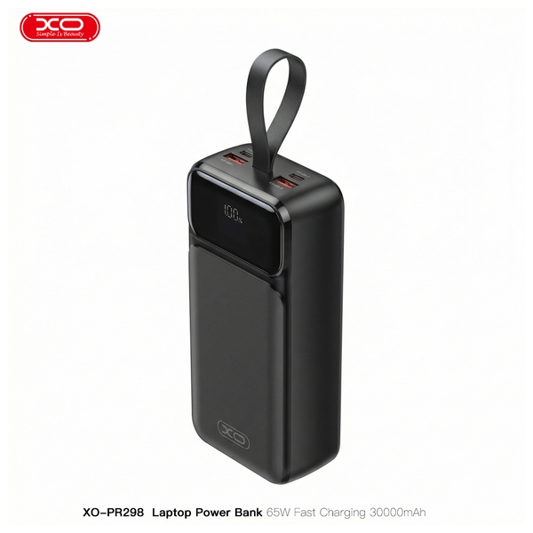 Pin sạc dự phòng 65W 30000mAh XO PR298 Sạc siêu nhanh cho Laptop và Smartphone