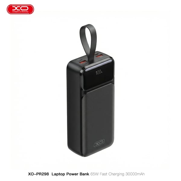 Pin sạc dự phòng 65W 30000mAh XO PR298 Sạc siêu nhanh cho Laptop và Smartphone