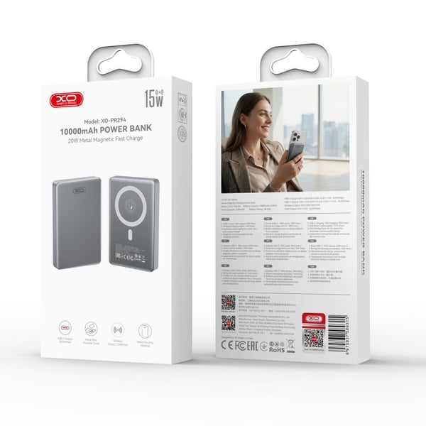 Sạc dự phòng MagSafe XO PR294 dung lượng 10000mAh chính hãng bảo hành 12 tháng
